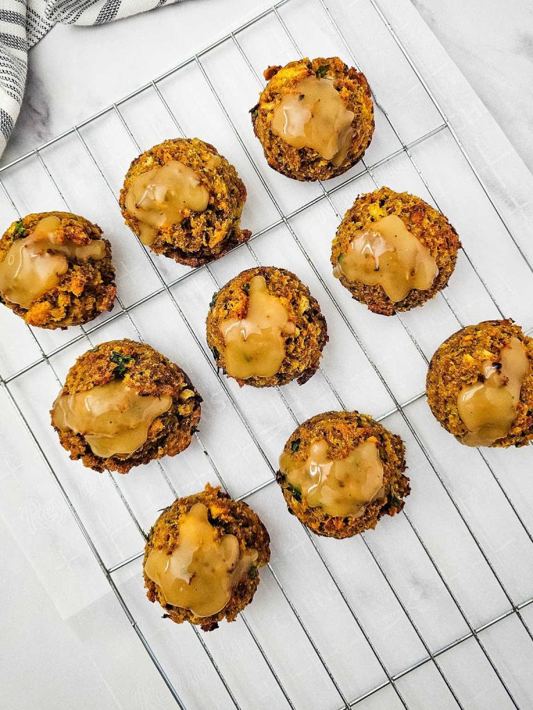 Muffin tin stuffing bites