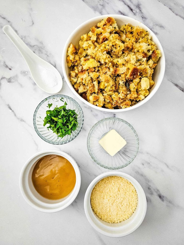 Muffin tin stuffing bites ingredients