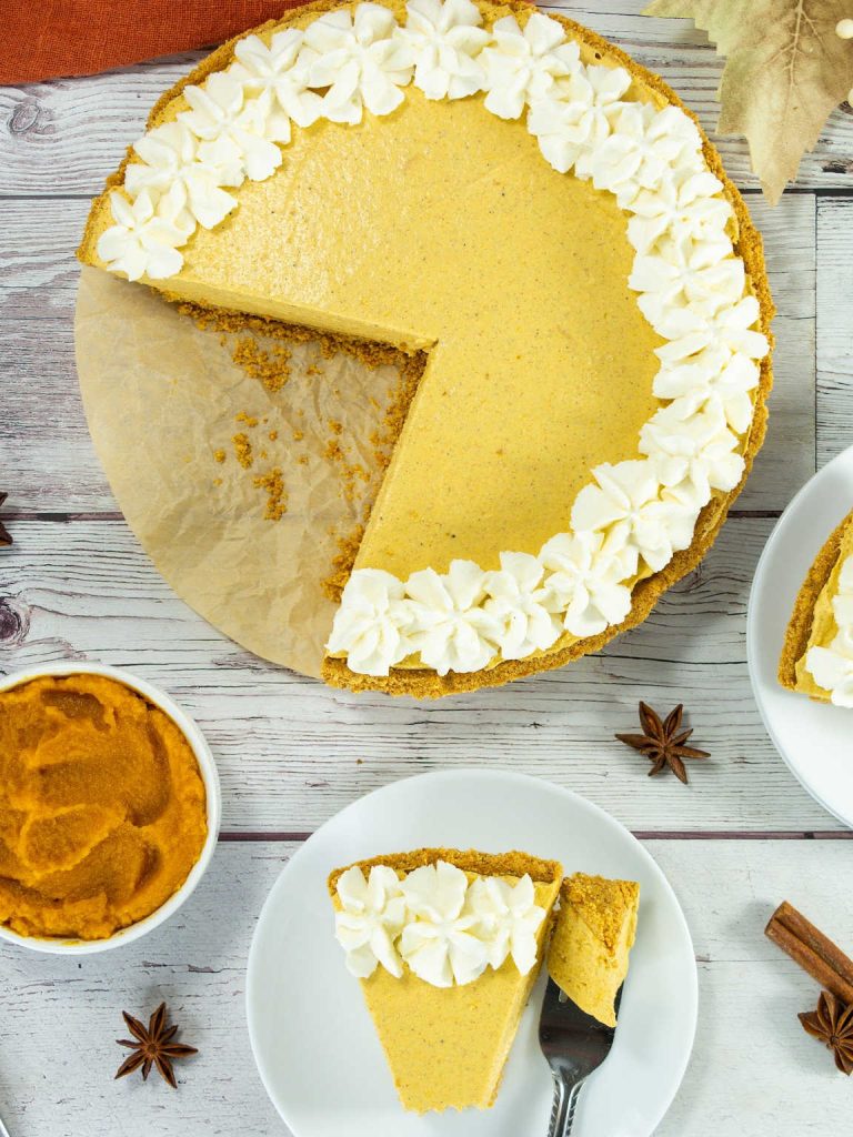 No bake pumpkin pie