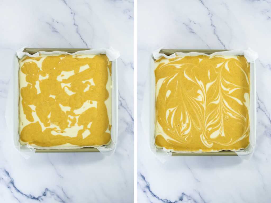 Pumpkin cheesecake bars process 11