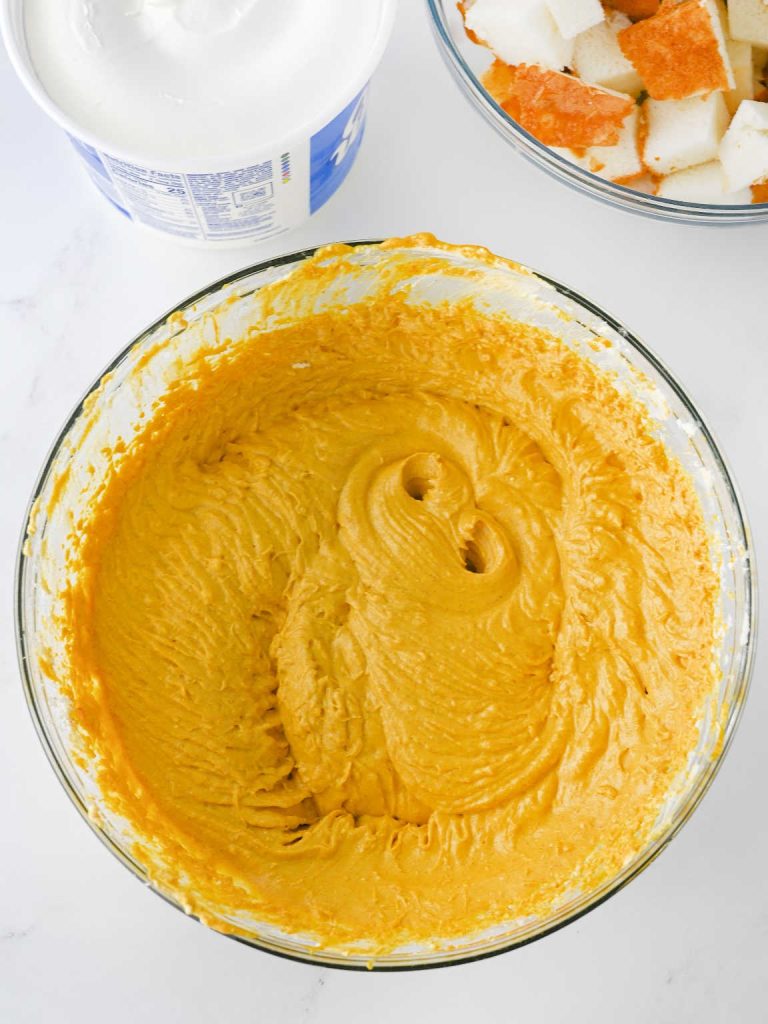 Pumpkin cheesecake trifle process 2