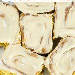 Pumpkin cinnamon rolls pin