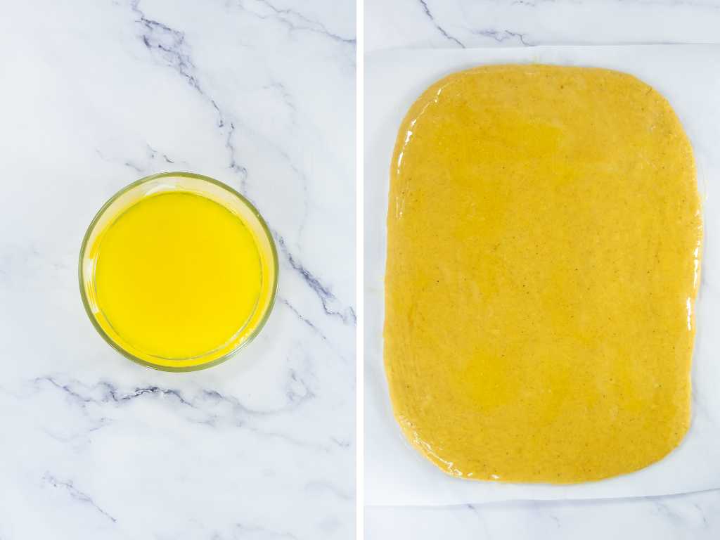 Pumpkin cinnamon rolls process 8