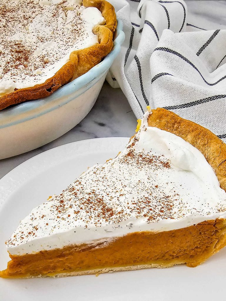 Pumpkin custard pie