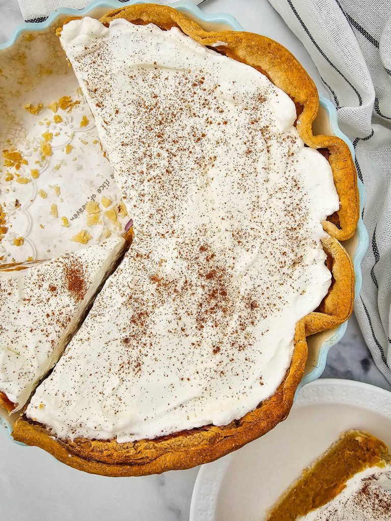 Pumpkin custard pie