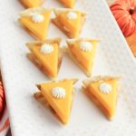 Pumpkin pie cheese and crackers