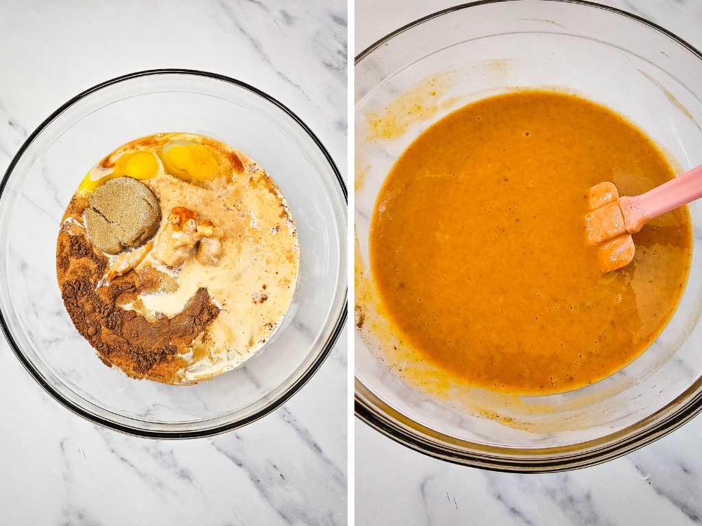 Pumpkin pie crisp process 3