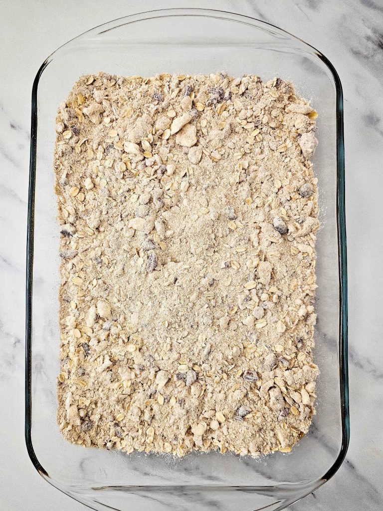 Pumpkin pie crisp process 6