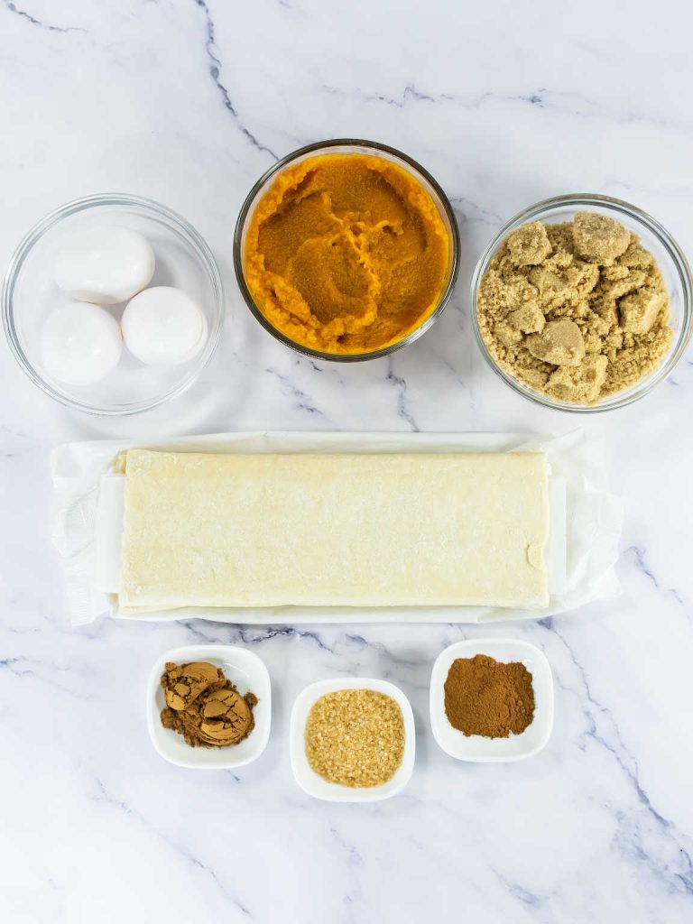 Pumpkin turnovers ingredients