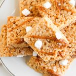 Salted caramel rice krispie treats pin