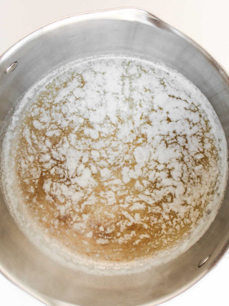 Salted caramel rice krispie treats process 2