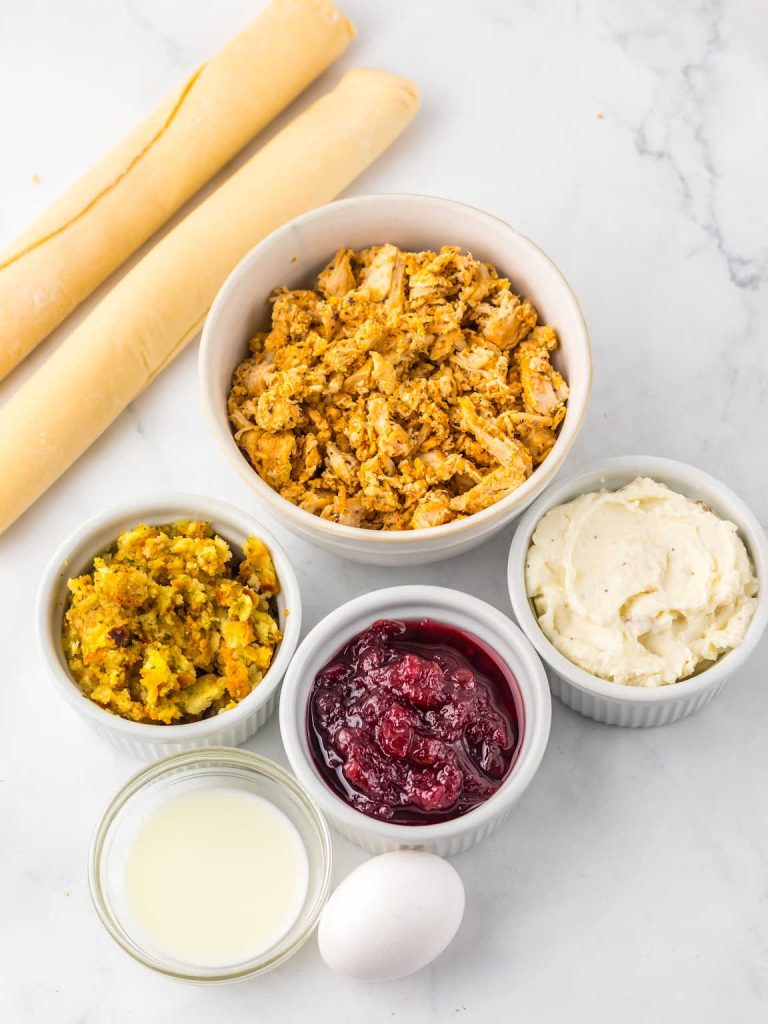 Thanksgiving leftover hand pies ingredients
