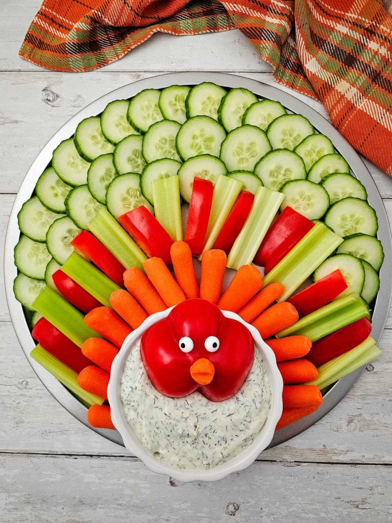 Turkey veggie platter process 11