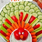 Turkey veggie platter pin