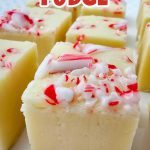 Candy cane fudge pin