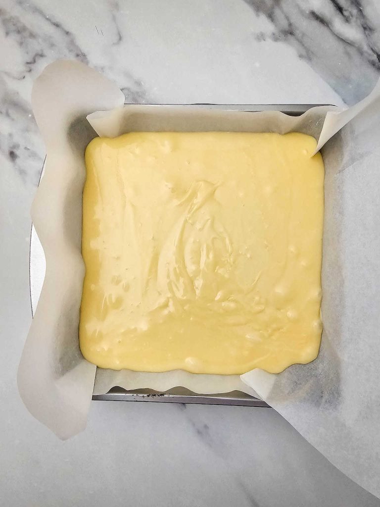 Candy cane fudge process 4