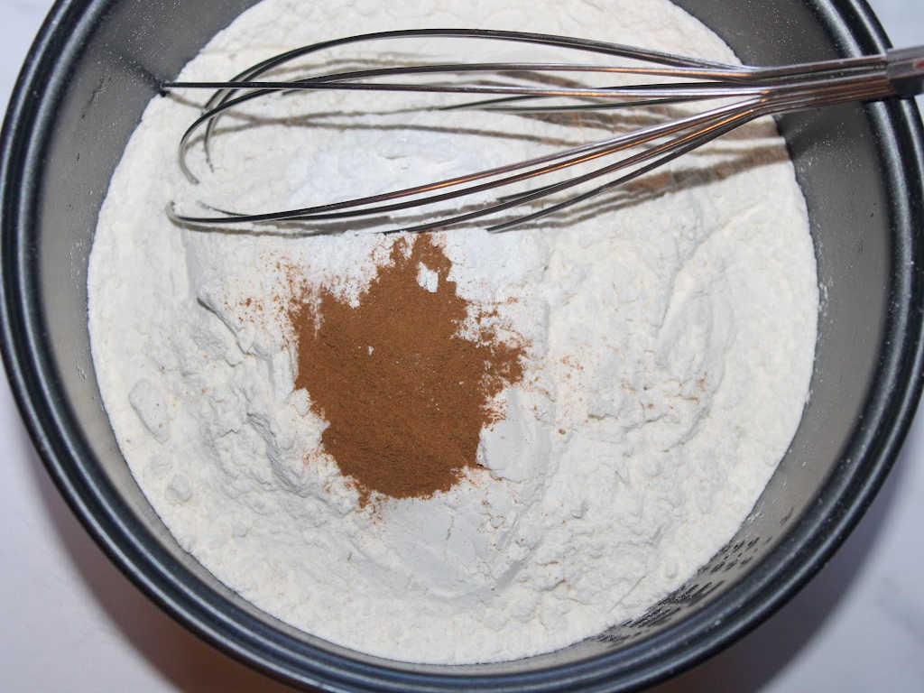 Caramel apple upside down bundt cake process 5