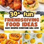 Friendsgiving food ideas pin