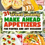 Make ahead appetizers pin
