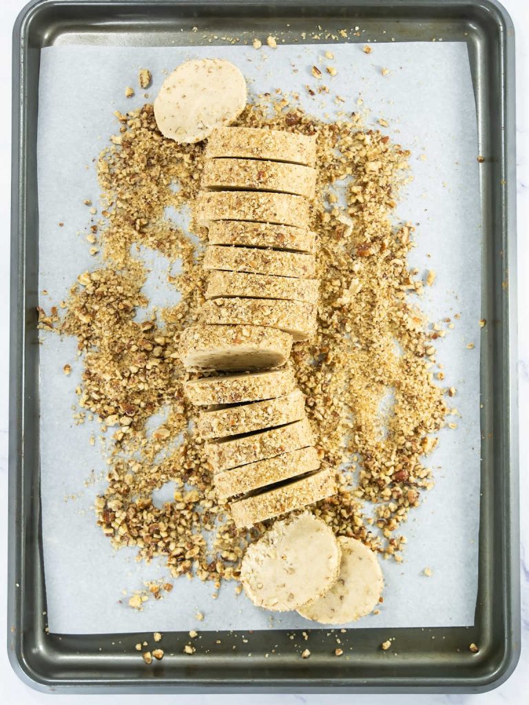 Pecan shortbread cookies process 10