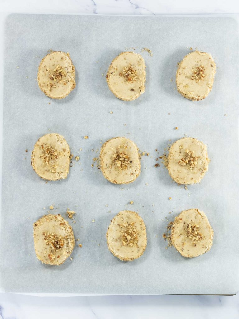 Pecan shortbread cookies process 11