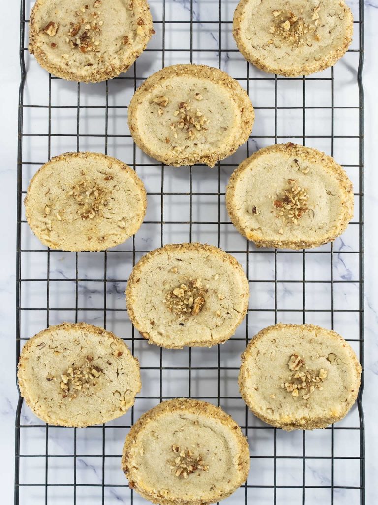 Pecan shortbread cookies process 12