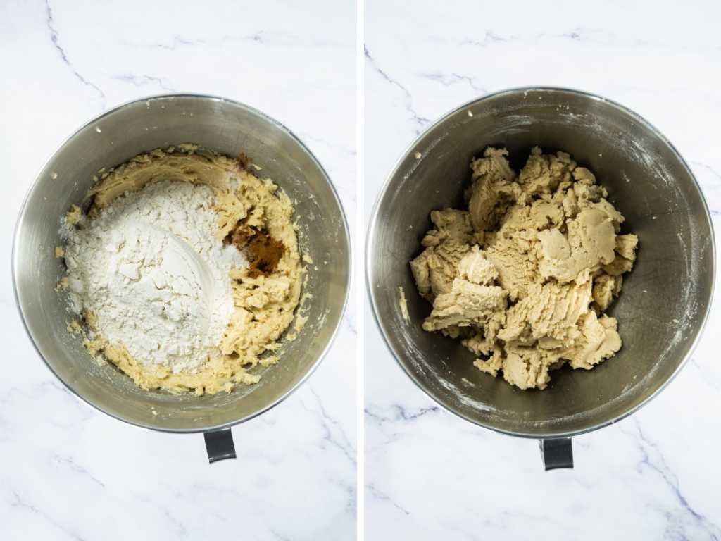 Pecan shortbread cookies process 3