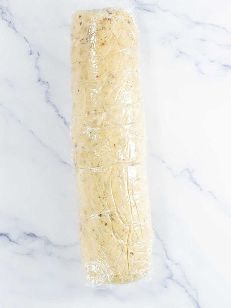 Pecan shortbread cookies process 5