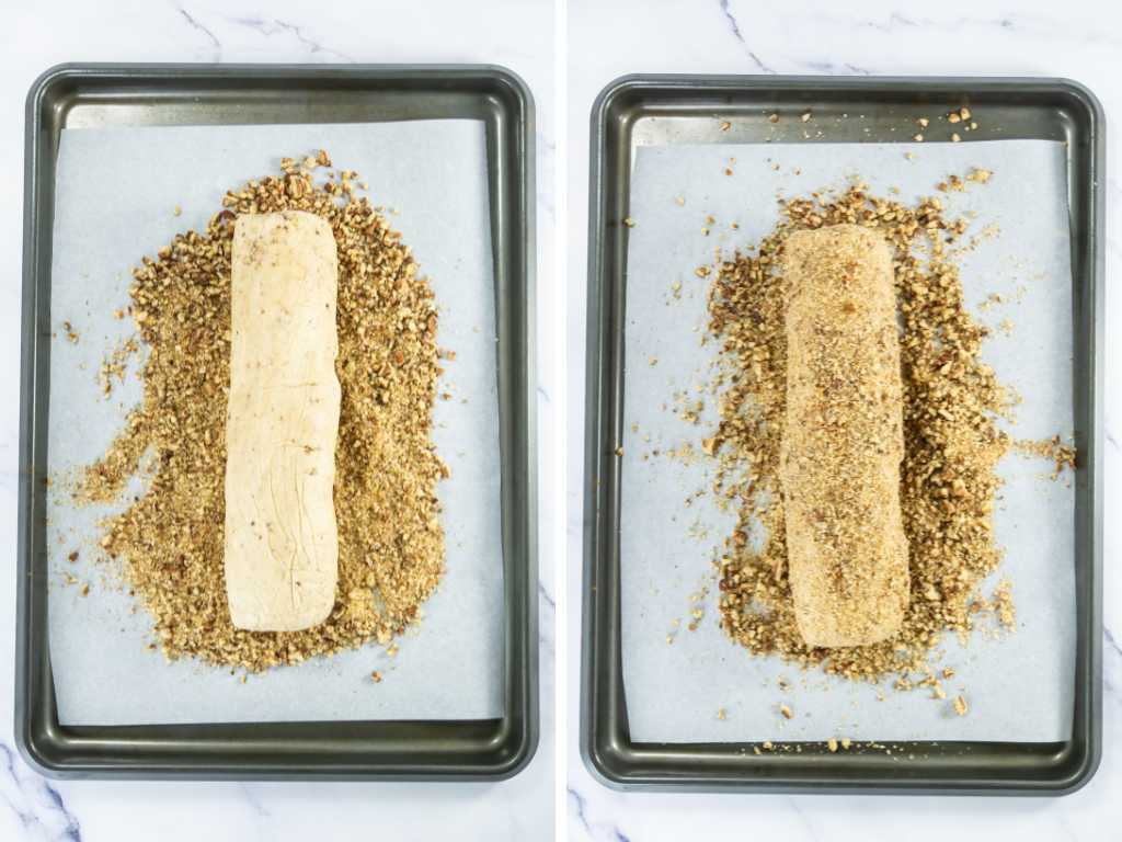 Pecan shortbread cookies process 9