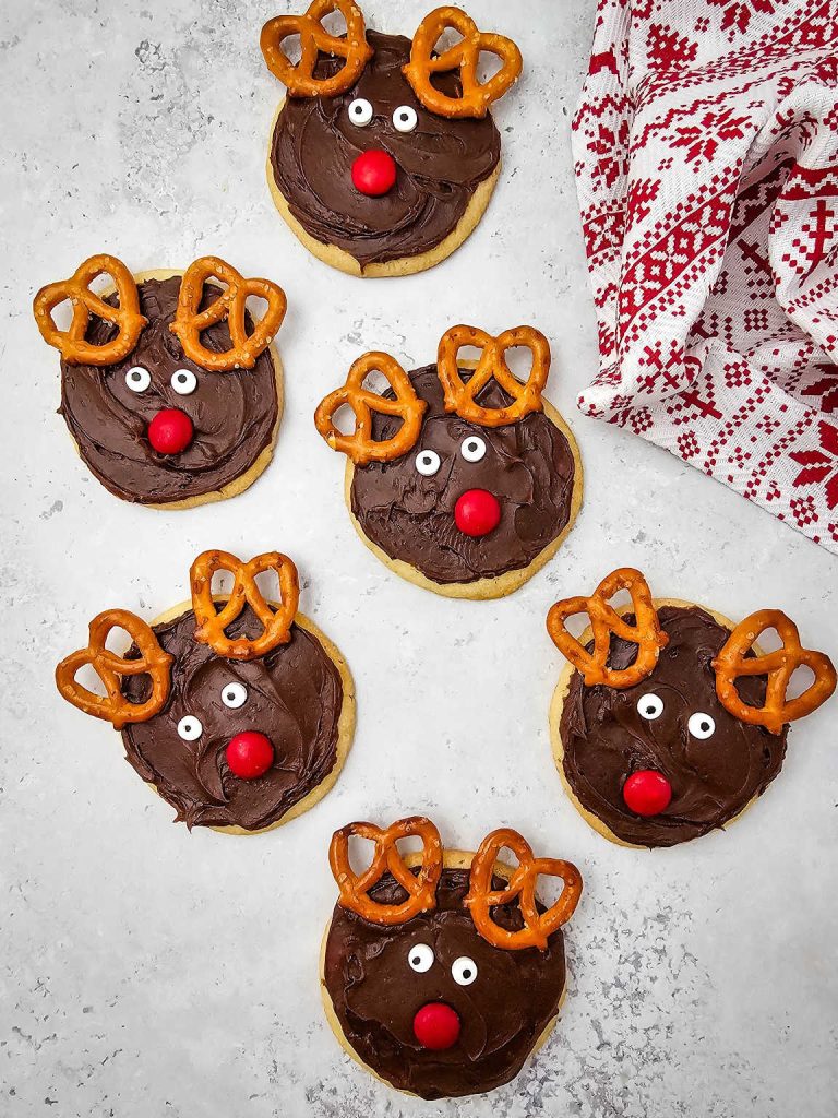Reindeer sugar cookies