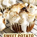 Sweet potato casserole cupcakes pin