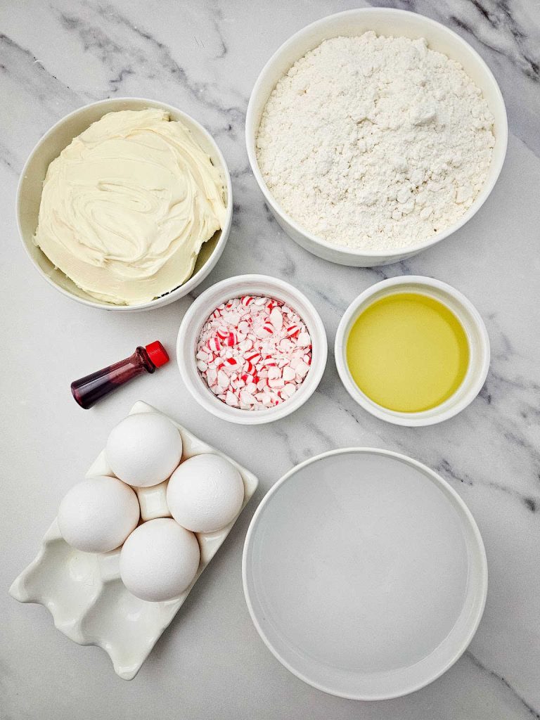 Candy cane swirl cupcakes ingredients