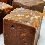 Chocolate caramel fudge pin
