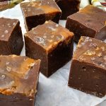 Chocolate caramel fudge pin