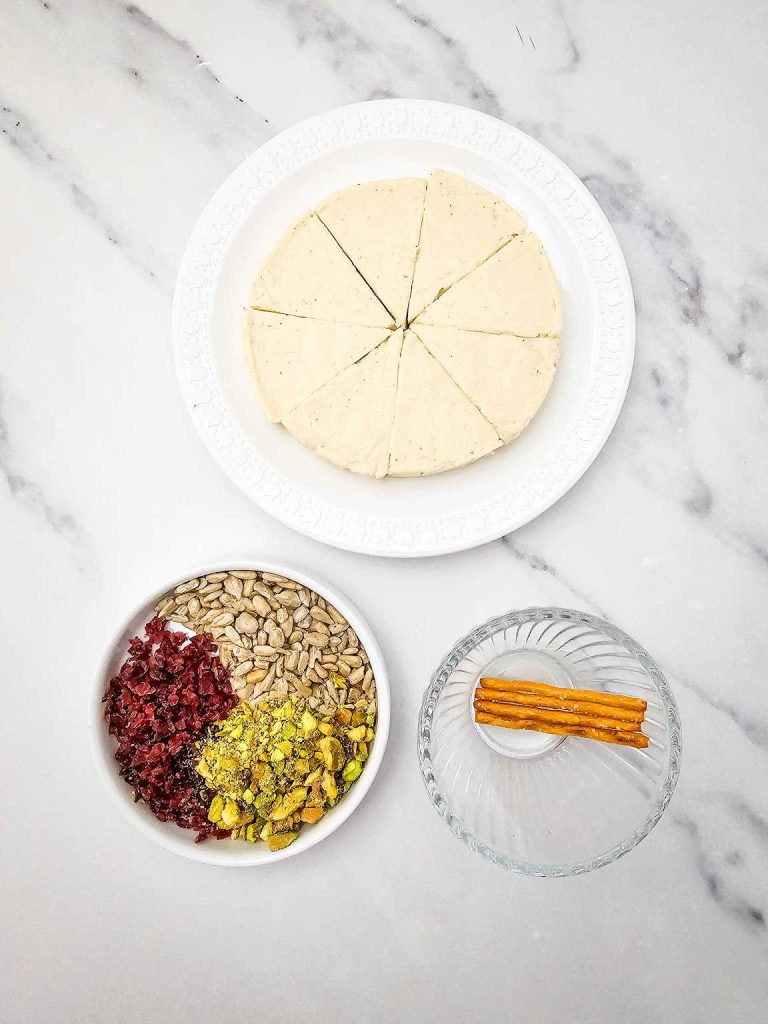 Christmas cheese trees ingredients