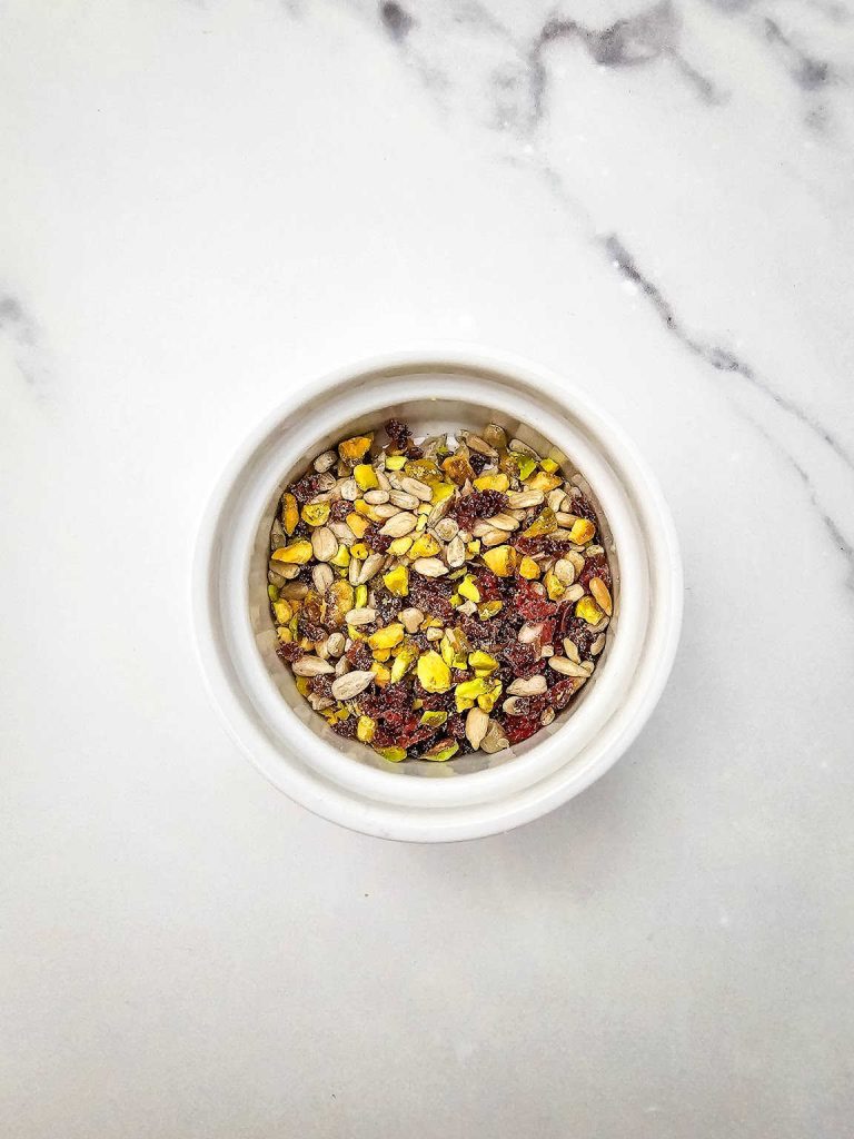 Christmas cheese trees process 2