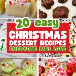 Christmas desserts pin