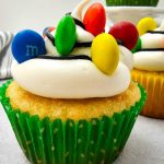 Christmas light cupcakes pin