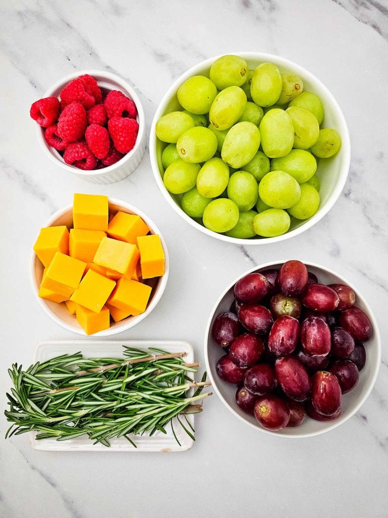 Christmas tree fruit platter ingredients