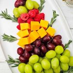 Christmas tree fruit platter pin