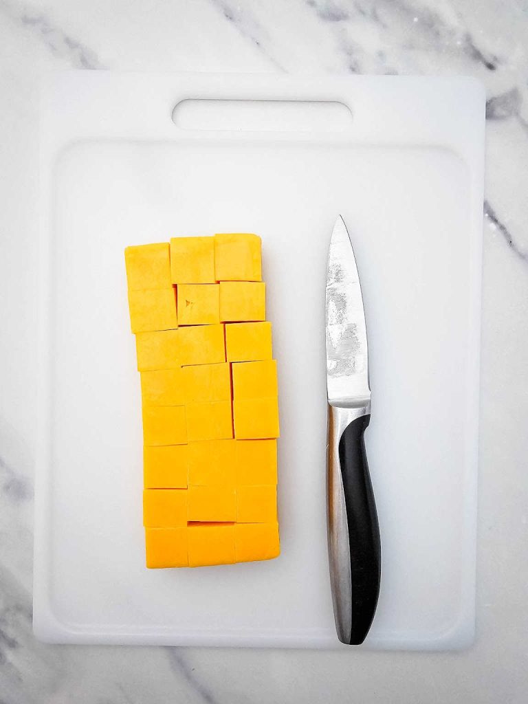 Christmas tree fruit platter process 1