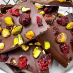 Cranberry pistachio bark