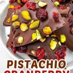 Cranberry pistachio bark pin