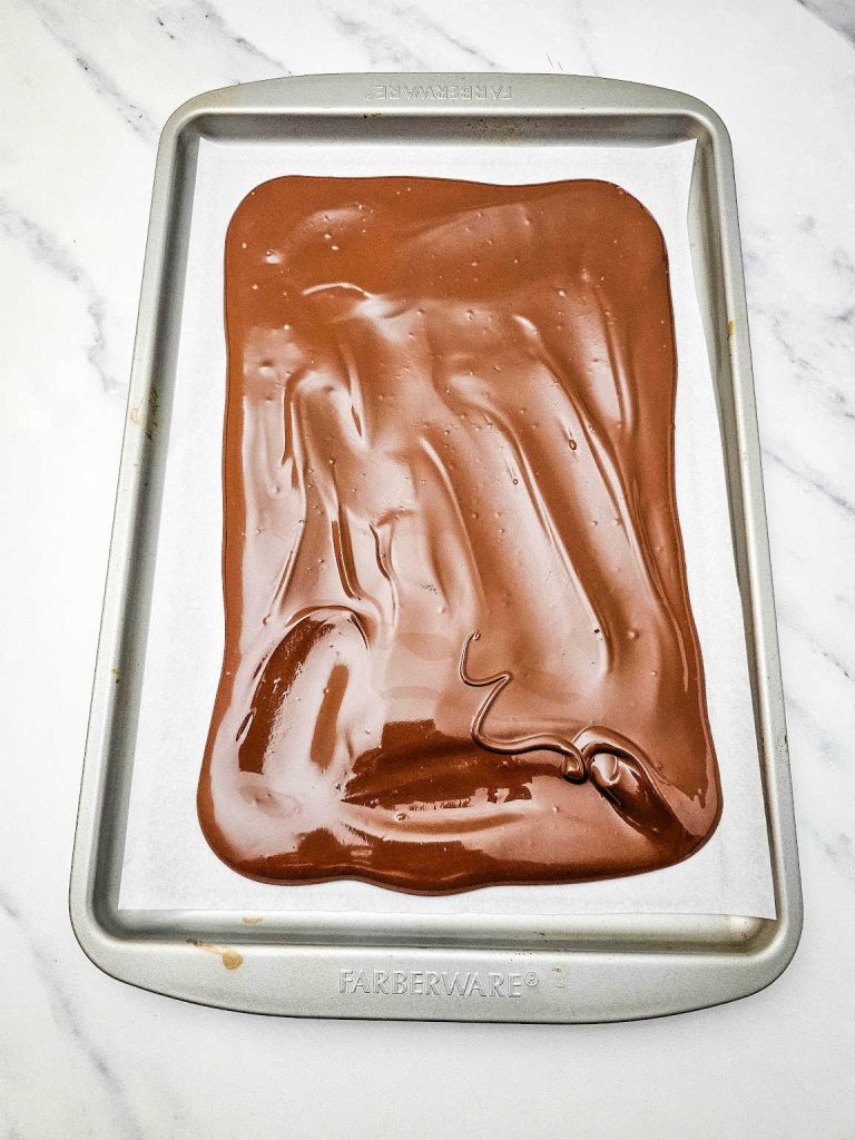 Cranberry pistachio bark process 4