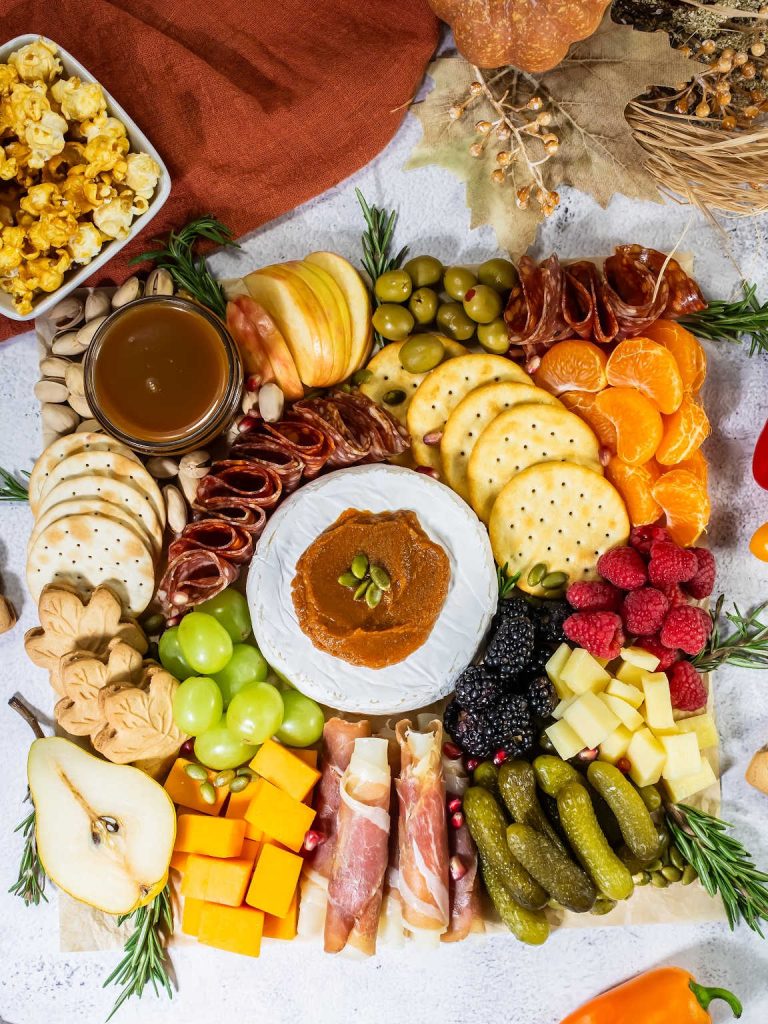 Fall charcuterie board