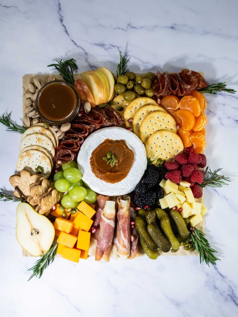 Fall charcuterie board process 4