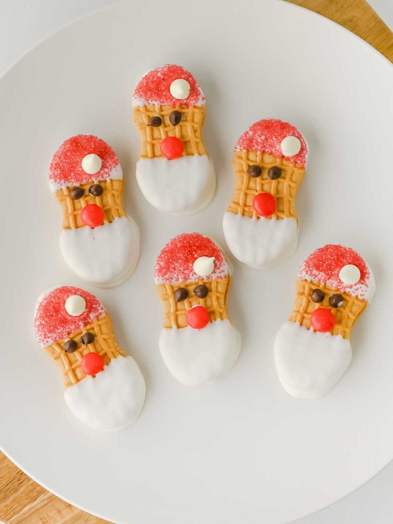 Nutter Butter Santa cookies