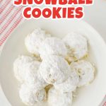 Pecan snowball cookies pin