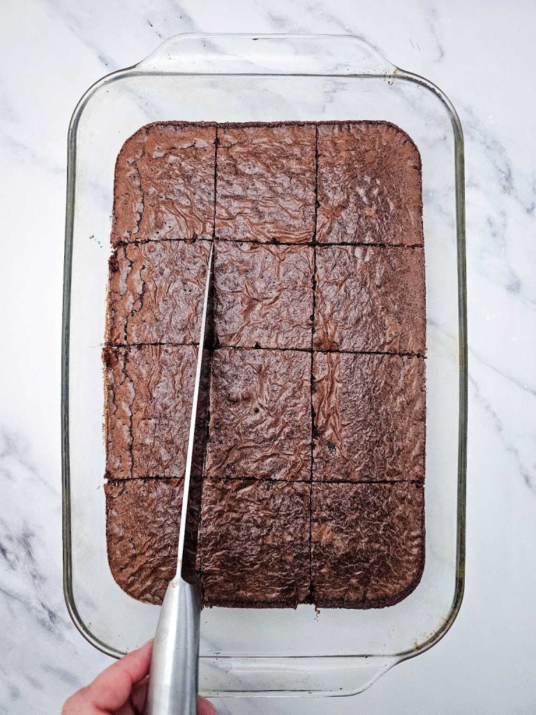 Reindeer brownies process 1