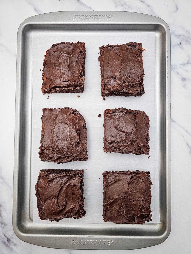 Reindeer brownies process 2